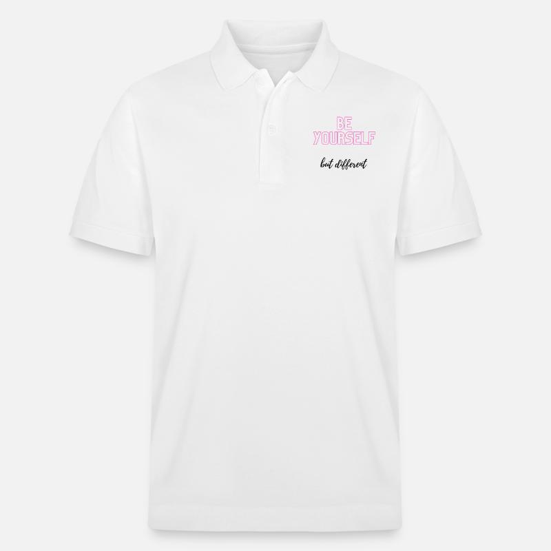 Soyez vous-même mais différent - Polo PREPSTER bio Stanley/Stella Unisexe - blanc