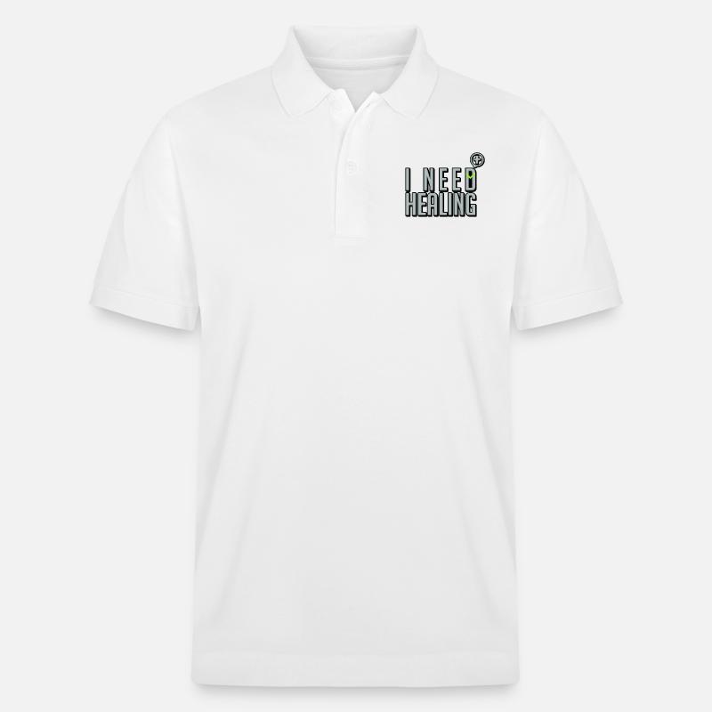 I need haling - Stanley/Stella Unisex Bio-Poloshirt PREPSTER - Weiß