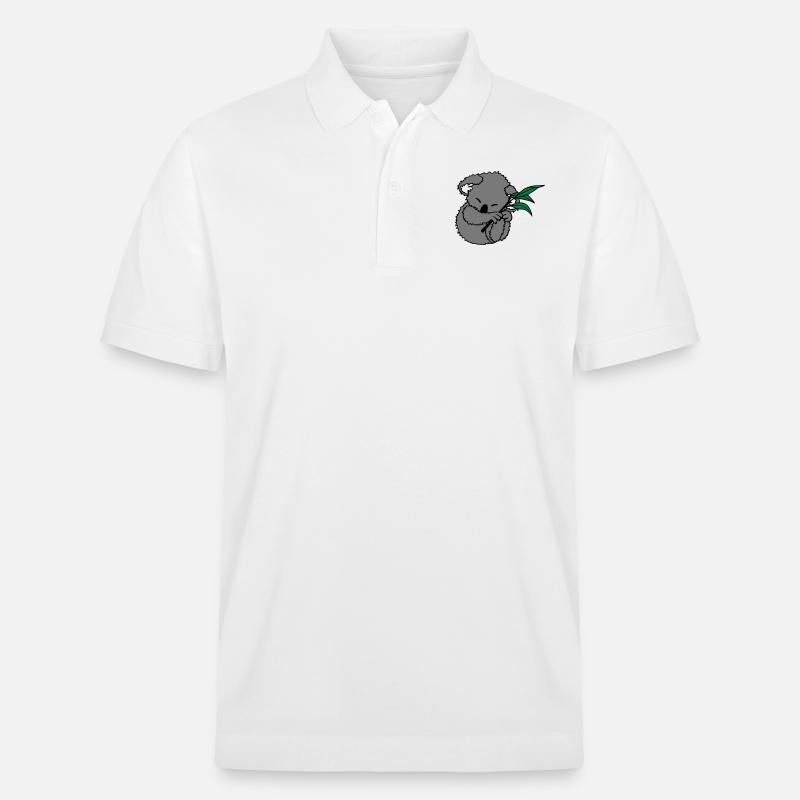 Koala - Stanley/Stella Unisex Bio-Poloshirt PREPSTER - Weiß