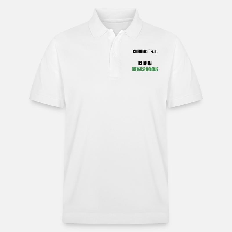 Spruch 2 - Stanley/Stella Unisex Bio-Poloshirt PREPSTER - Weiß