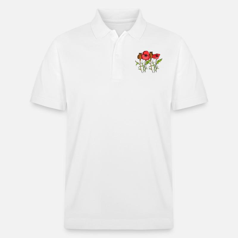 Fleur - Polo PREPSTER bio Stanley/Stella Unisexe - blanc