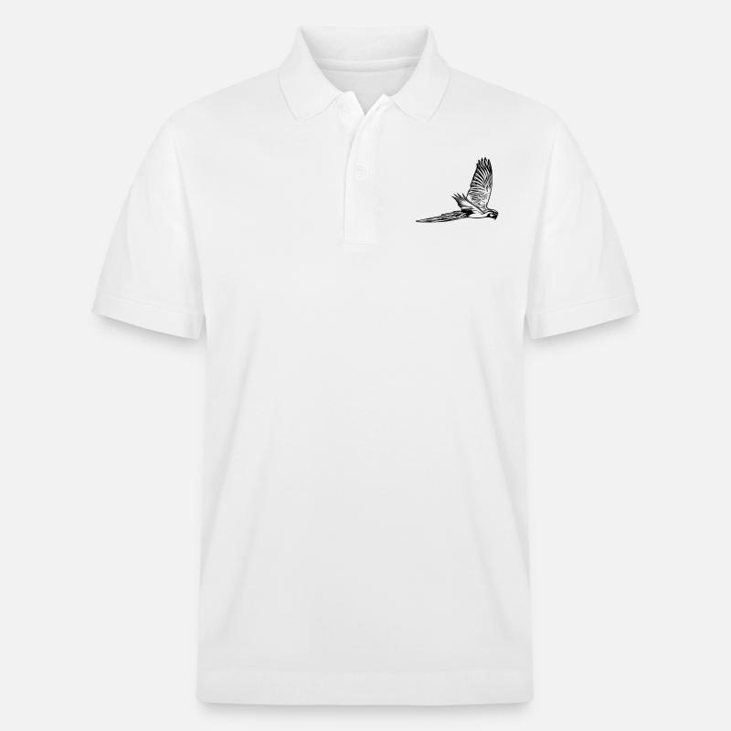 perroquet - Polo PREPSTER bio Stanley/Stella Unisexe - blanc