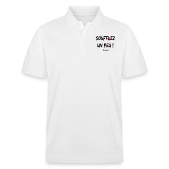 Soufflez un peu - Stanley/Stella Unisex Bio-Poloshirt PREPSTER - Weiß - Vorne - Roxy (174cm) & Andy (188cm)