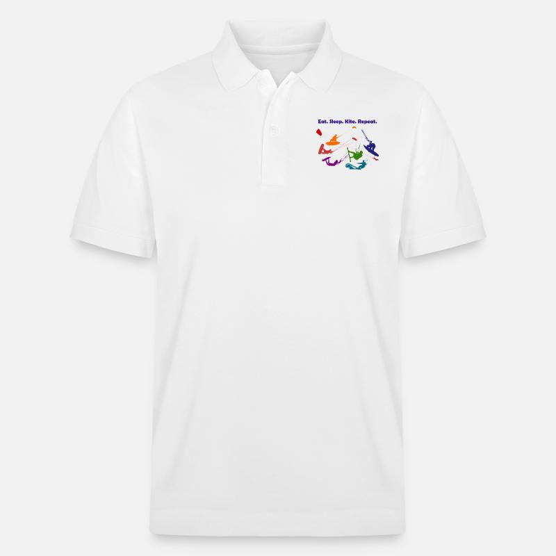 Kite - Stanley/Stella Unisex Bio-Poloshirt PREPSTER - Weiß