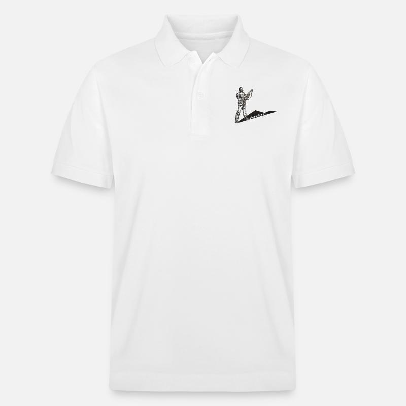 RIBELLU E CLANDESTINU - Polo PREPSTER bio Stanley/Stella Unisexe - blanc