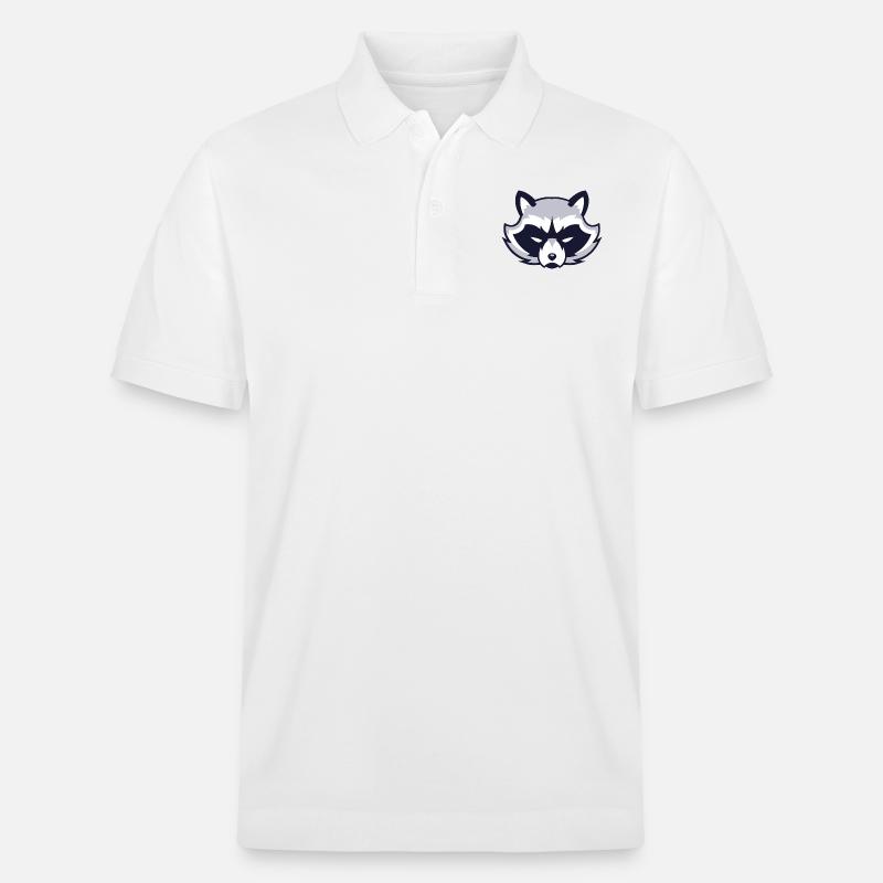 raton laveur - Polo PREPSTER bio Stanley/Stella Unisexe - blanc