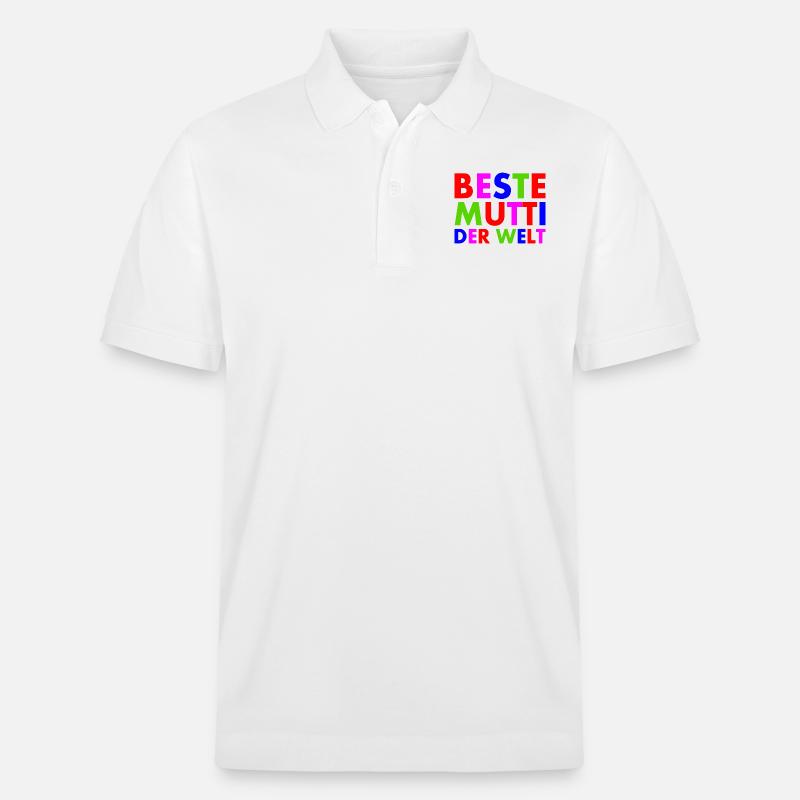 Beste mutti der welt - Stanley/Stella Unisex Bio-Poloshirt PREPSTER - Weiß