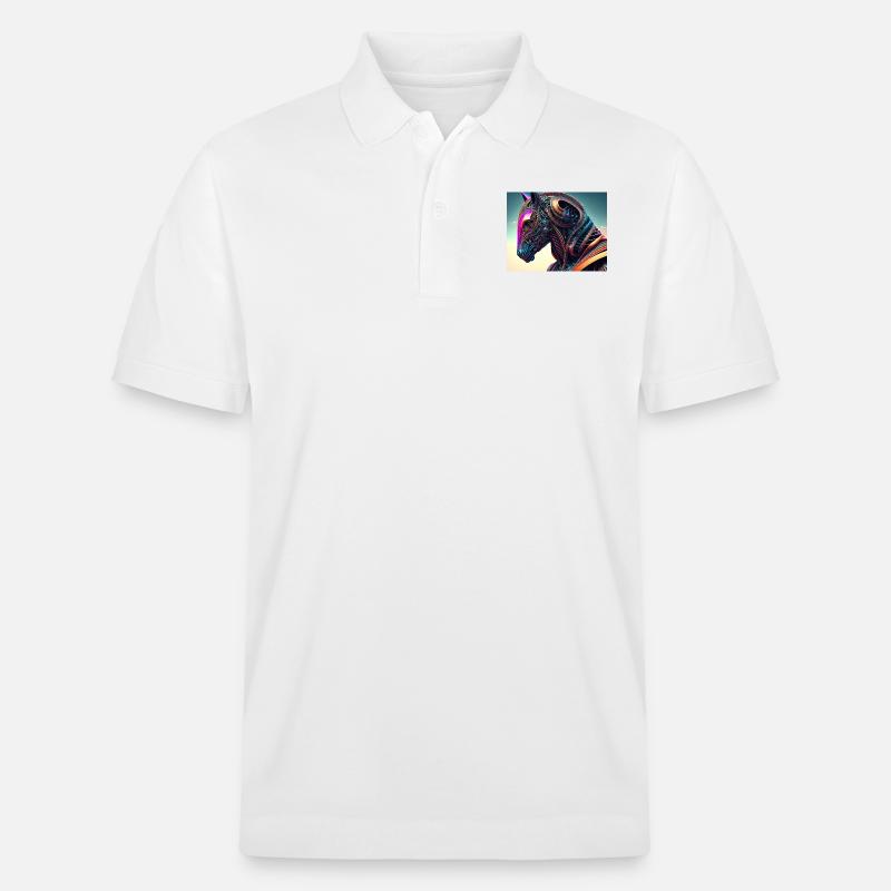 Tête de cheval mécanique - Polo PREPSTER bio Stanley/Stella Unisexe - blanc