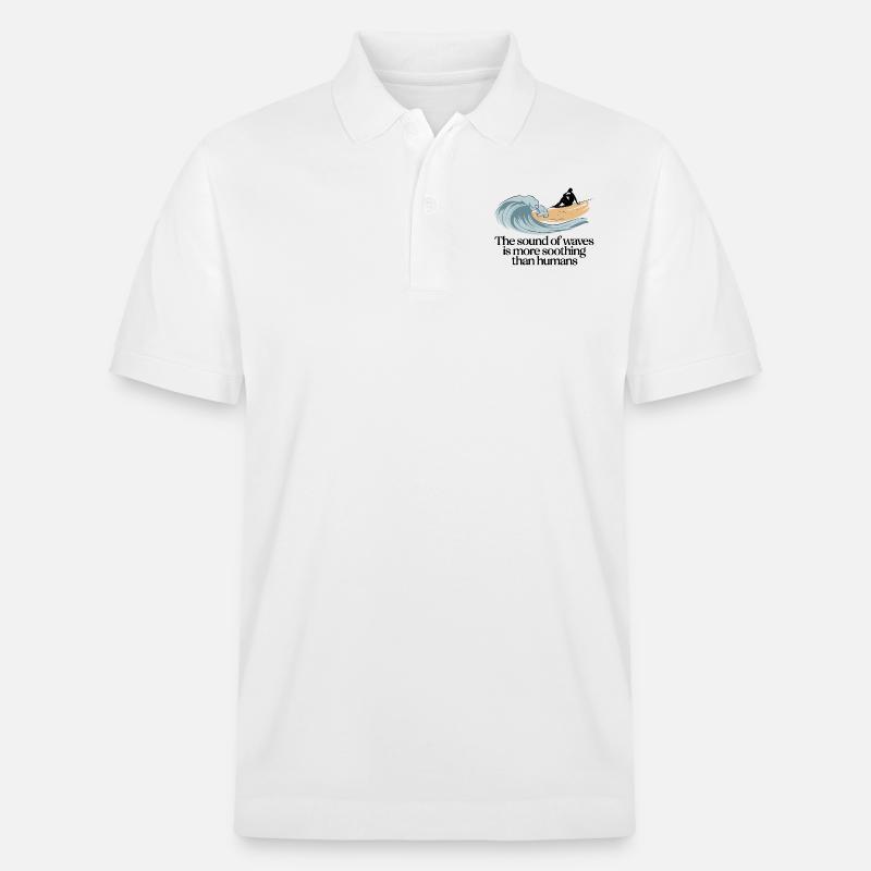 ALS MENSCHEN - Stanley/Stella Unisex Bio-Poloshirt PREPSTER - Weiß