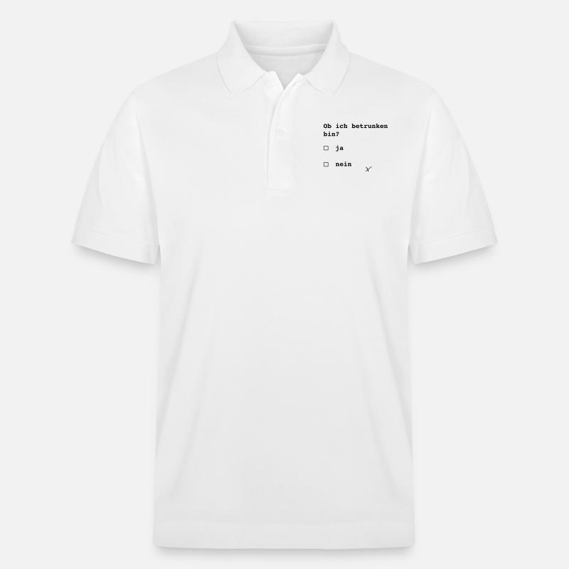 Party - Stanley/Stella Unisex Bio-Poloshirt PREPSTER - Weiß