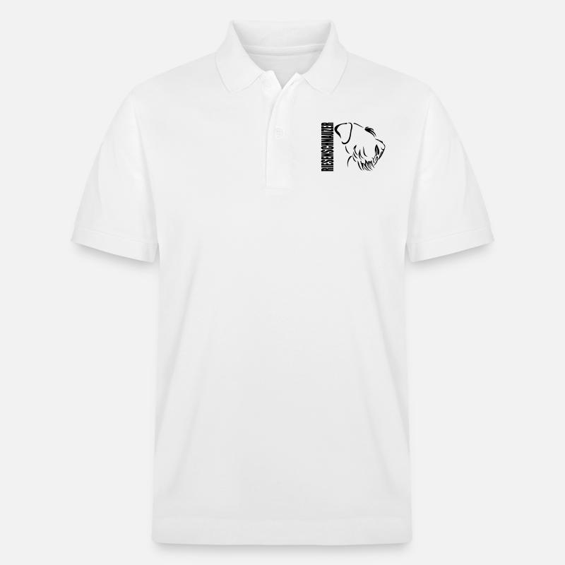 RIESENSCHNAUZER PROFIL - Stanley/Stella Unisex Bio-Poloshirt PREPSTER - Weiß