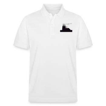 Cologne cathedral - Stanley/Stella Unisex Organic Polo Shirt PREPSTER - white - Front - Roxy (174cm) & Andy (188cm)