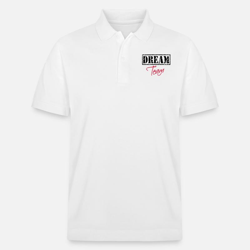 Dream Team - Polo PREPSTER bio Stanley/Stella Unisexe - blanc