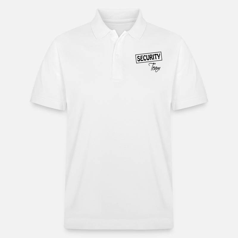 Security Team - Stanley/Stella Unisex Bio-Poloshirt PREPSTER - Weiß