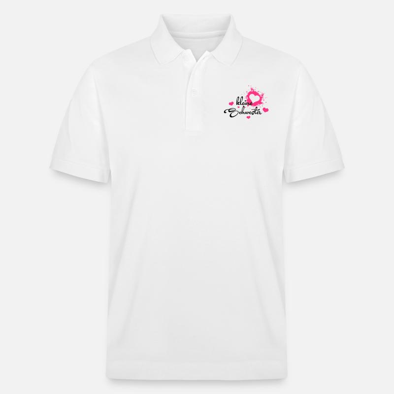 Kleine Schwester - Geschenk - Polo PREPSTER bio Stanley/Stella Unisexe - blanc