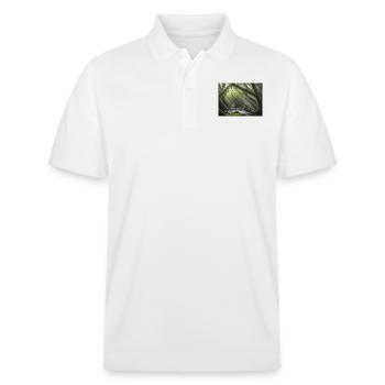 Märchenhafter Ort - Stanley/Stella Unisex Bio-Poloshirt PREPSTER - Weiß - Vorne - Roxy (174cm) & Andy (188cm)