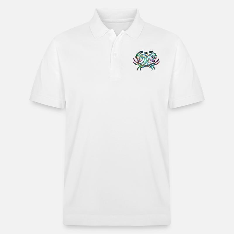 Krebs - Stanley/Stella Unisex Bio-Poloshirt PREPSTER - Weiß