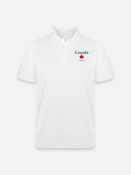 Hamilton - Ontario - Canada - Kanada - Stanley/Stella Unisex Organic Polo Shirt PREPSTER - white