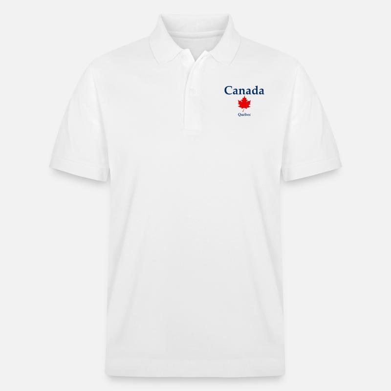 Québec - Quebec - Canada - Kanada - Polo PREPSTER bio Stanley/Stella Unisexe - blanc
