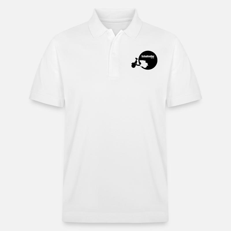 Schaltroller seit 1946 - Stanley/Stella Unisex Bio-Poloshirt PREPSTER - Weiß