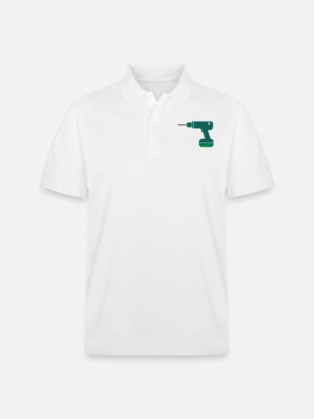 bohrmaschine2 - Polo PREPSTER bio Stanley/Stella Unisexe - blanc