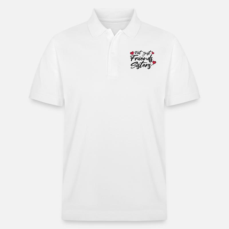 Herzen Friends Sisters - Stanley/Stella Unisex Bio-Poloshirt PREPSTER - Weiß