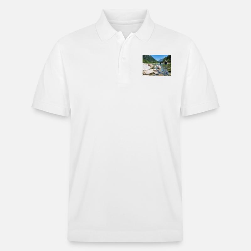 Flussbeet - Stanley/Stella Unisex Bio-Poloshirt PREPSTER - Weiß