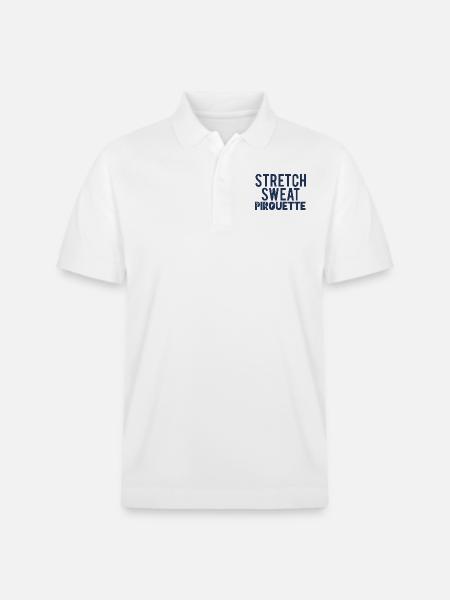 Ballet Gift Stretch - Sweat - Pirouette - Stanley/Stella Unisex Organic Polo Shirt PREPSTER - white