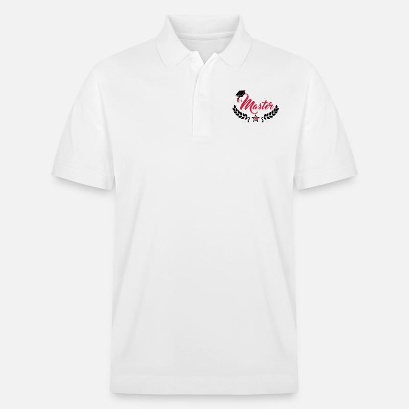 Master en - Polo PREPSTER bio Stanley/Stella Unisexe - blanc