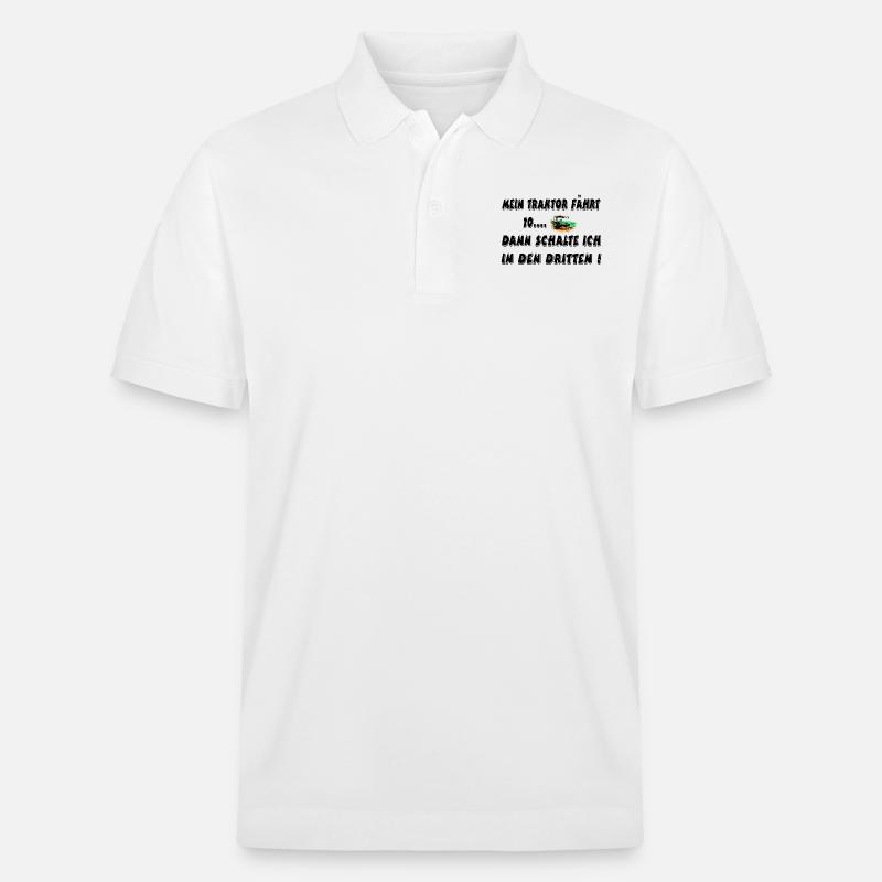 Traktor - Stanley/Stella Unisex Bio-Poloshirt PREPSTER - Weiß