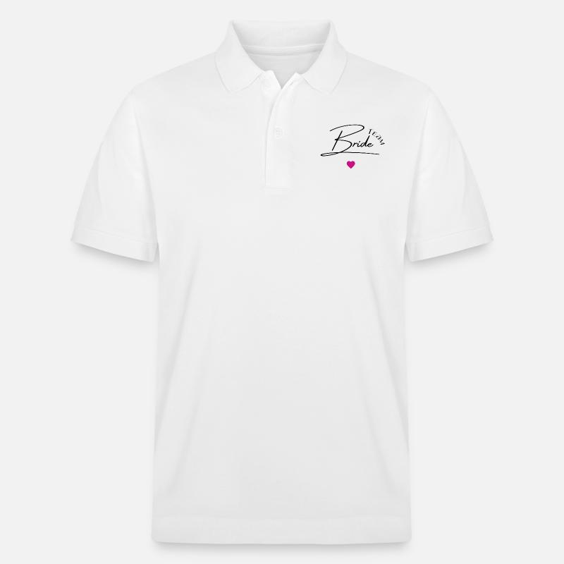 Team bride - Polo PREPSTER bio Stanley/Stella Unisexe - blanc