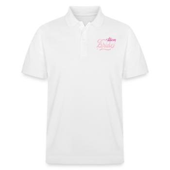 Bride bachelorette wedding girlsnight bachparty - Polo PREPSTER bio Stanley/Stella Unisexe - blanc - Devant - Roxy (174cm) & Andy (188cm)