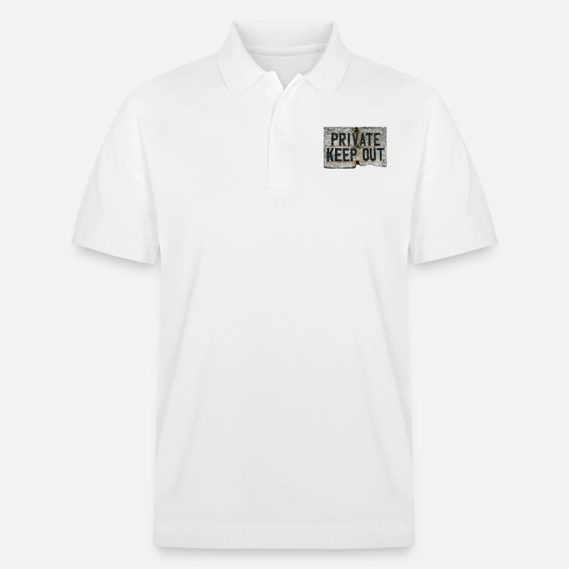PRIVATE - Stanley/Stella Unisex Bio-Poloshirt PREPSTER - Weiß
