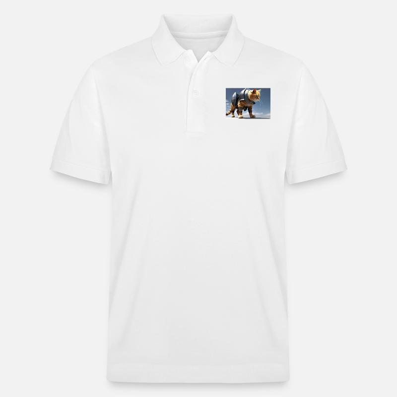 Chat de chevalier I - Polo PREPSTER bio Stanley/Stella Unisexe - blanc