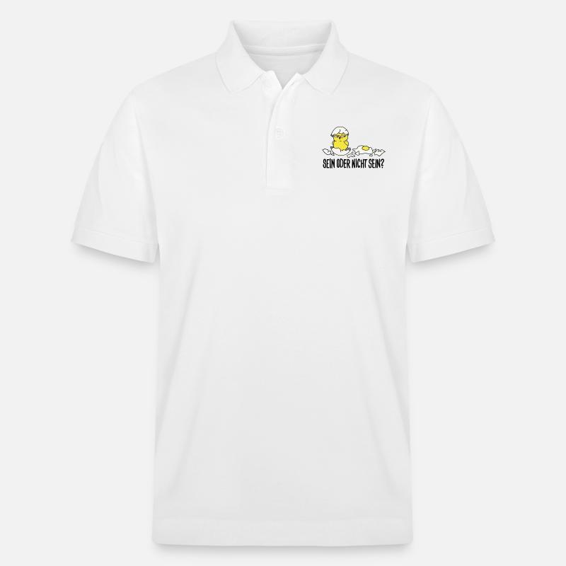 sein oder nicht sein - Stanley/Stella Unisex Bio-Poloshirt PREPSTER - Weiß