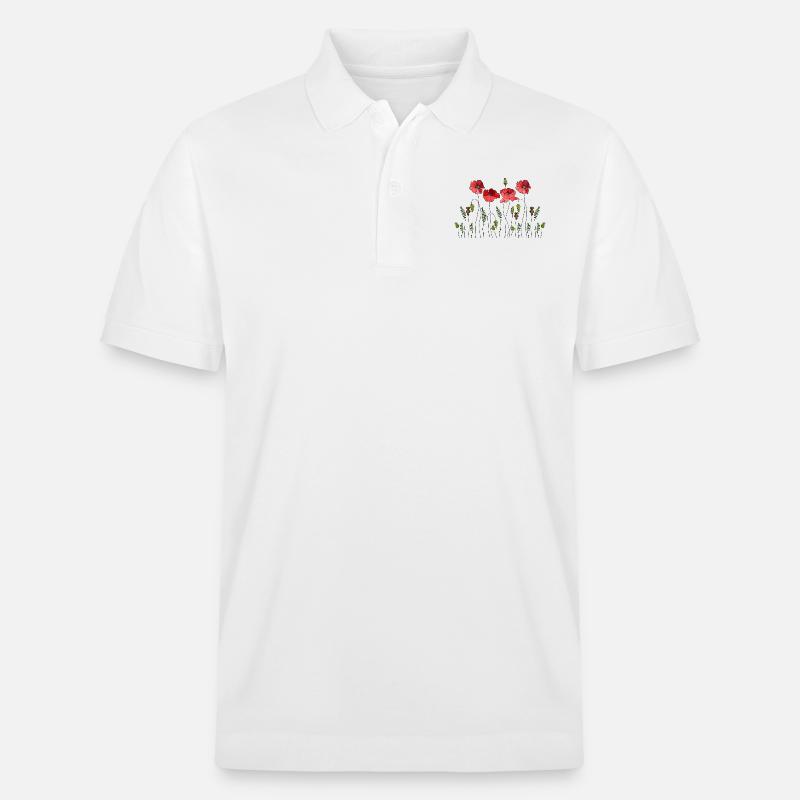Fleur - Polo PREPSTER bio Stanley/Stella Unisexe - blanc