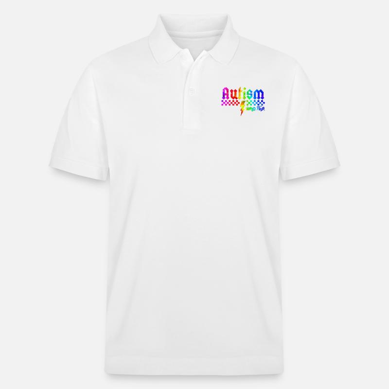 Autismus-Bewusstsein: anders, anders, besser - Stanley/Stella Unisex Bio-Poloshirt PREPSTER - Weiß