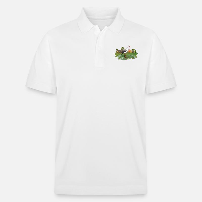Storchvogel - Stanley/Stella Unisex Bio-Poloshirt PREPSTER - Weiß