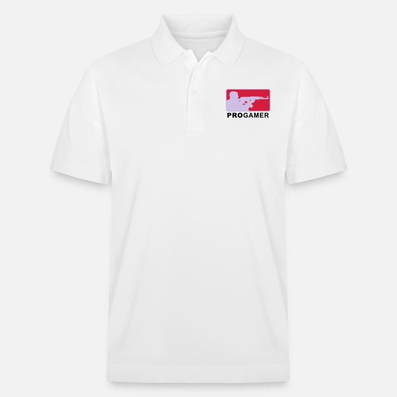 progamer_2011_4_3c - Stanley/Stella Unisex Bio-Poloshirt PREPSTER - Weiß