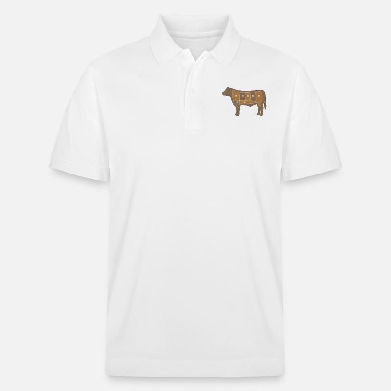 Fleisch Chart - Stanley/Stella Unisex Bio-Poloshirt PREPSTER - Weiß