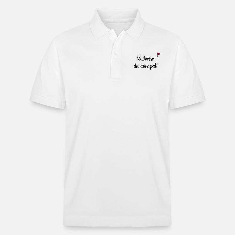 Maîtresse de compet - Polo PREPSTER bio Stanley/Stella Unisexe - blanc