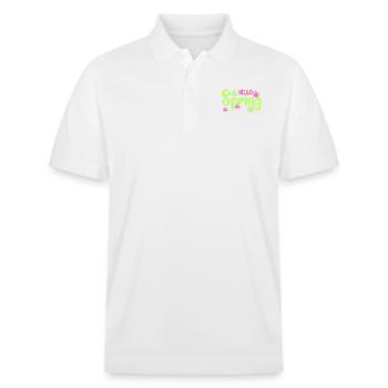 hello spring - Polo PREPSTER bio Stanley/Stella Unisexe - blanc - Devant - Roxy (174cm) & Andy (188cm)