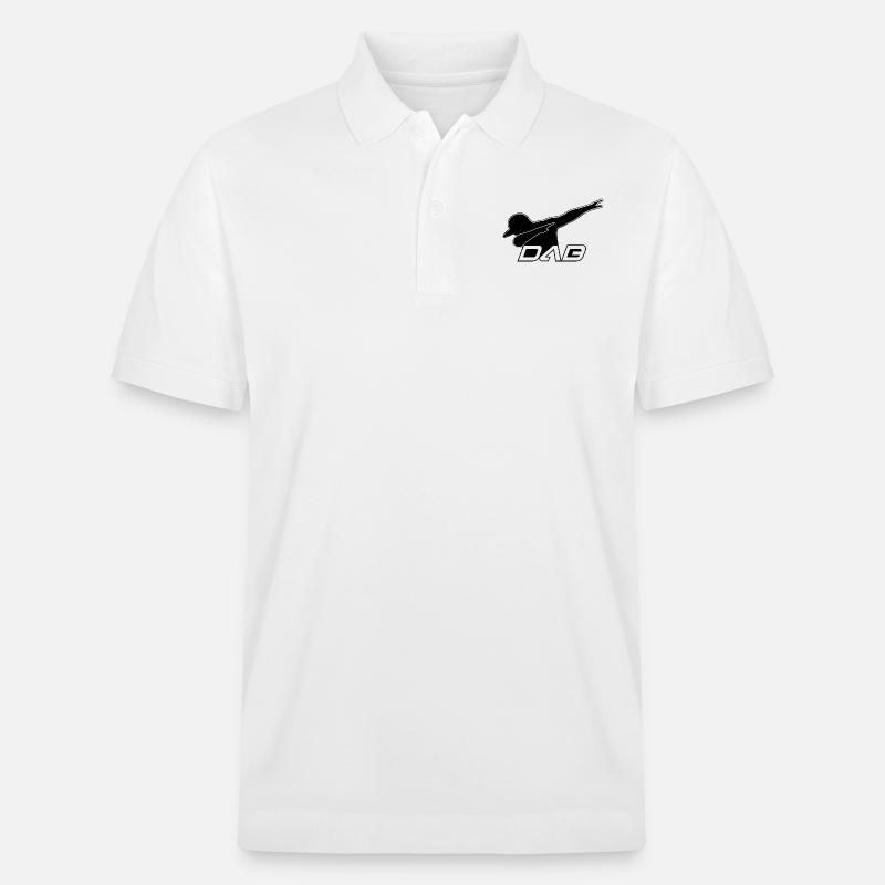 DAB black style - Stanley/Stella Unisex Bio-Poloshirt PREPSTER - Weiß