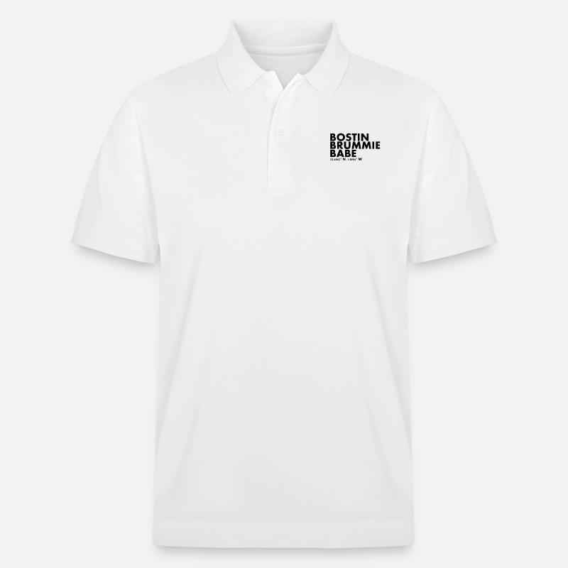 BOSTIN BRUMMIE BABE - Polo PREPSTER bio Stanley/Stella Unisexe - blanc