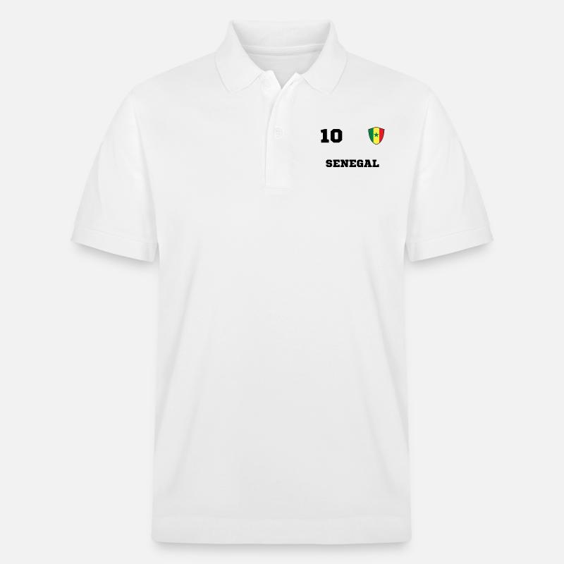 Equipe de l'équipe du SENEGAL - Polo PREPSTER bio Stanley/Stella Unisexe - blanc