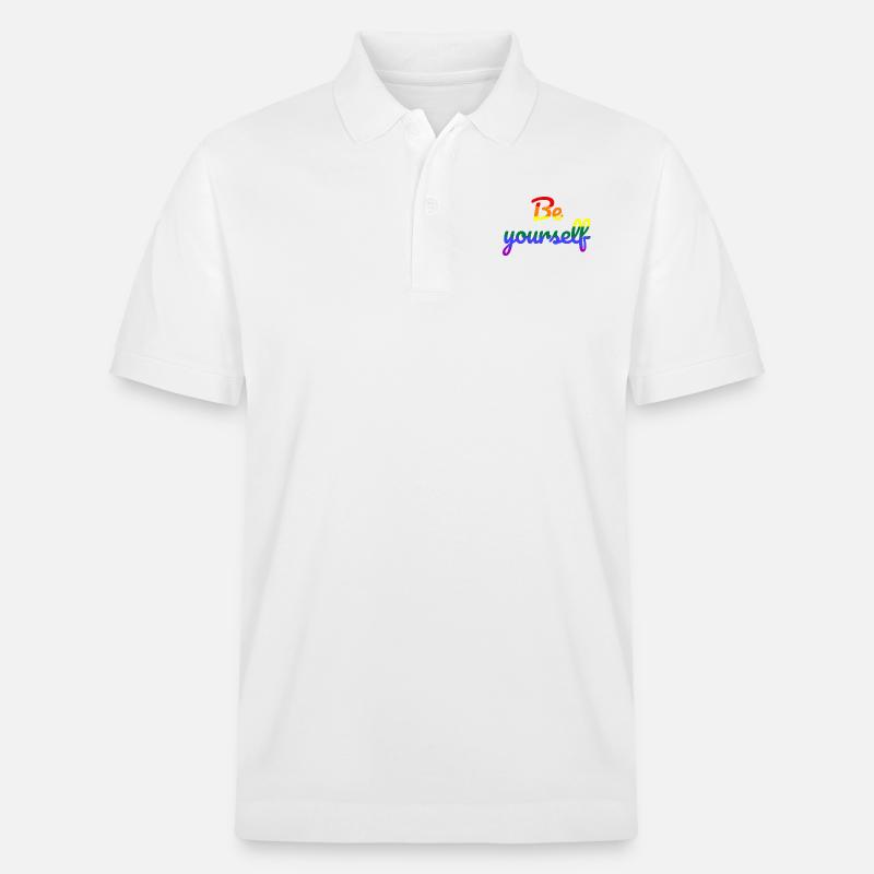 Be yourself - Stanley/Stella Unisex Bio-Poloshirt PREPSTER - Weiß