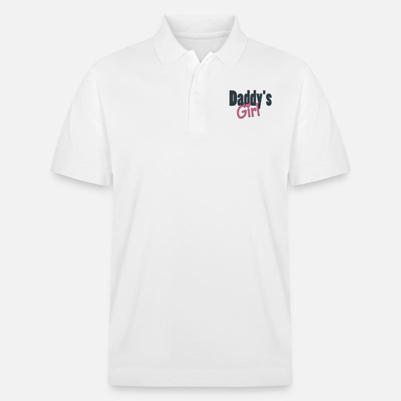 daddy's girl - Stanley/Stella Unisex Bio-Poloshirt PREPSTER - Weiß