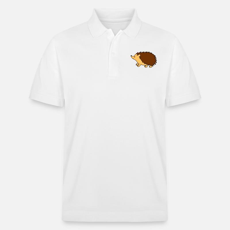 igel comic - Stanley/Stella Unisex Bio-Poloshirt PREPSTER - Weiß
