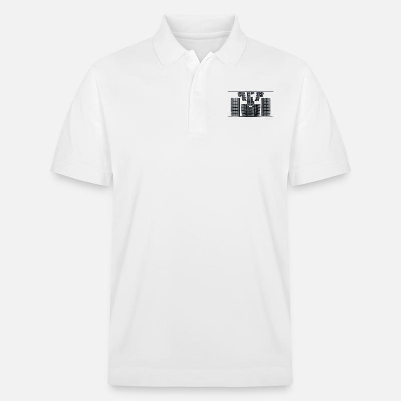 sound system - Stanley/Stella Unisex Bio-Poloshirt PREPSTER - Weiß