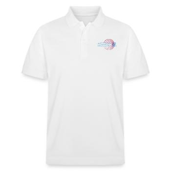 Effet Doppler - Polo PREPSTER bio Stanley/Stella Unisexe - blanc - Devant - Roxy (174cm) & Andy (188cm)